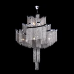 Подвесная люстра каскадная большая Loft It Stream 10208/1000 Smoke (220V, на цепи)