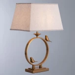 Интерьерная настольная лампа Arte Lamp Rizzi A2230LT-1PB (кольцо, птички)