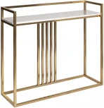 Консольный стол Garda Decor 47ED-182KONS-ZOL (Золото/Белый)