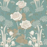 Обои виниловые Lutece Melody 51197001 10,05 x 0,53 м