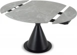 Раскладной обеденный стол Pion ОГОГО Обстановочка! (Керамика/Серый,Черный) арт.926808
