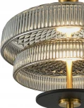 Подвесной светильник ST Luce Oriental SL6122.303.01 Латунь/Латунь, Дымчатый LED 1*8W 3000K (220V, на тросе)