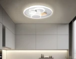 Настенно-потолочный светодиодный светильник с пультом Ambrella Comfort FL4803 (регулировка яркости, 220V, круглые, кольцо)