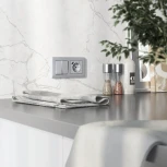 Перекрестный выключатель двухклавишный (серебряный матовый) Werkel W1123065 (a064030)