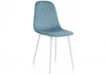Стул Woodville на металлокаркасе Capri blue / white 11840