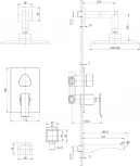 Душевой комплект Lemark Contest LM5822CW С ВНУТРЕННЕЙ ЧАСТЬЮ