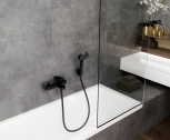 Смеситель Hansgrohe Vernis Blend 71440670 для ванны с душем, черный