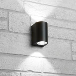 Архитектурная подсветка Feron Корфу 48476 DH053, 2*5W, 800Lm, 4000K, черный Бостон (LED, 220V, IP54)