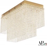 Потолочная люстра светодиодная APL LED Sicilia SH05.57.C.Gd.3000.PK