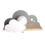 Настенный светильник Loft It Axel 10134 Grey (для детской, 220V, выключатель, шар)