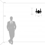 Бра Osgona Classic 700624 (220V, подвески, подсвечник, свеча)