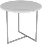 Стол журнальный Калифорния Альбано белый мрамор от фабрики Калифорния