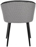 Стул Paola чёрный с жаккардом Bradex Home RF 0262