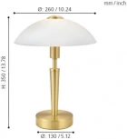 Интерьерная настольная лампа Eglo Solo 1 87254