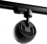 Светильник трековый однофазный Feron AL164 48547 GX53, черный (220V, круглые)