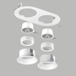 Встраиваемый светильник под LED модуль/ламп МR16 Lightstar Domino D6560606WMOD (220V)