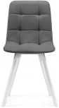 Стул Notta на металлокаркасе Чилли белый каркас / темно-серый 489725