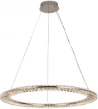 Подвесной светильник Newport 8240 8241/800 chrome (LED, 220V, хрусталь, на тросе, кольцо)