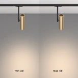 Трековый светильник Elti Unity GU10 50Вт (однофазный) Maytoni Technical TR005-1-GU10-BG (220V, круглые)