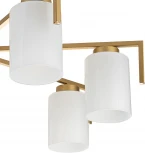 Потолочная люстра на штанге Escada Style 1142/7P Gold 7х60Вт E27, металл/стекло, золото (220V)