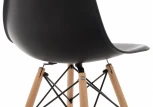 Пластиковый стул Woodville Eames PC-015 черный 11177