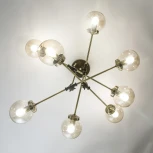 Потолочная люстра на штанге Citilux Планета CL105185 (220V, шарики, молекулы)