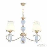 Подвесная люстра Arte Milano Florentia-2387 302387/3 Wh/Gd (220V, на цепи)