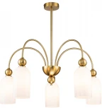 Потолочная люстра на штанге Escada ODE 686/5PL Copper (220V)