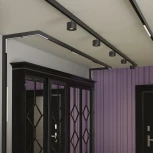 Трековый угловой светильник с пультом низковольтный 48V светодиодный Novotech Flum 358913