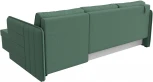 Диван угловой Слим правый угол (Зеленый/Рогожка) Лига Диванов арт.121151