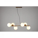 Подвесной светильник Omnilux Avetrana OML-66623-06 (220V, на тросе, шарики)