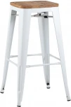 Стул барный Stool Group TOLIX WOOD белый глянцевый УТ000001864