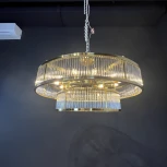 Потолочная люстра на штанге Rh Marais Round Chandelier D80 ImperiumLoft 40,2668 (220V, круглые)
