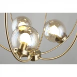 Подвесная люстра Omnilux Serrano OML-94513-06 (220V, на цепи, шар, шарики)