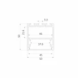 Профиль для светодиодной ленты Ulight 0243501