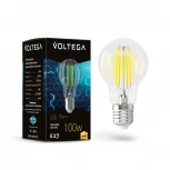 Светодиодная лампа A60 10W 3000K E27 Voltega General purpose bulb 7228