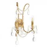 Бра со стеклянными подвесками в форме подсвечника Loft It Foil 10430W (220V, подсвечник, свеча)