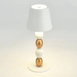 Настольная лампа ST Luce Ease SL1011.514.01 Белый, Золотистый/Белый LED 1*3W