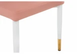 Обеденный стул на металлокаркасе Woodville Darcy white / pink 11779