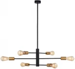 Потолочная люстра на штанге Nowodvorski Rotor Black/Gold 7937 (220V)