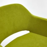 Кресло MODENA хром синий (флок)