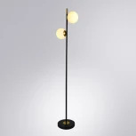Торшер Arte Lamp Alcor A2224PN-2BK (220V, выключатель, шарики)