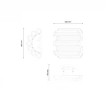 Настенный светильник Lucia Tucci Rumba W1072.4 chrome