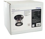 Потолочный светильник Feron Бордо 48387 PL723 60W E27 черный (220V, круглые, IP44)