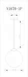 Подвесной светильник V1670-1P Graphic 1*E27*60W