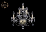Бра Art Classic 10.21 10.21.2+2+1.165.Gd.Sp (220V, хрусталь, подвески, подсвечник, свеча)