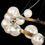 Подвесная люстра ST Luce Necton SL1165.303.15 (220V, на тросе, шарики, молекулы)