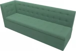Диван кухонный Бриз с углом слева (Зеленый/Рогожка) Лига Диванов арт.123175L