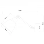 Бра Arte Lamp Braccio A2054AP-1AB