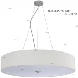 Потолочный светильник круглый Crystal Lux Jewel PL700 WH (220V)